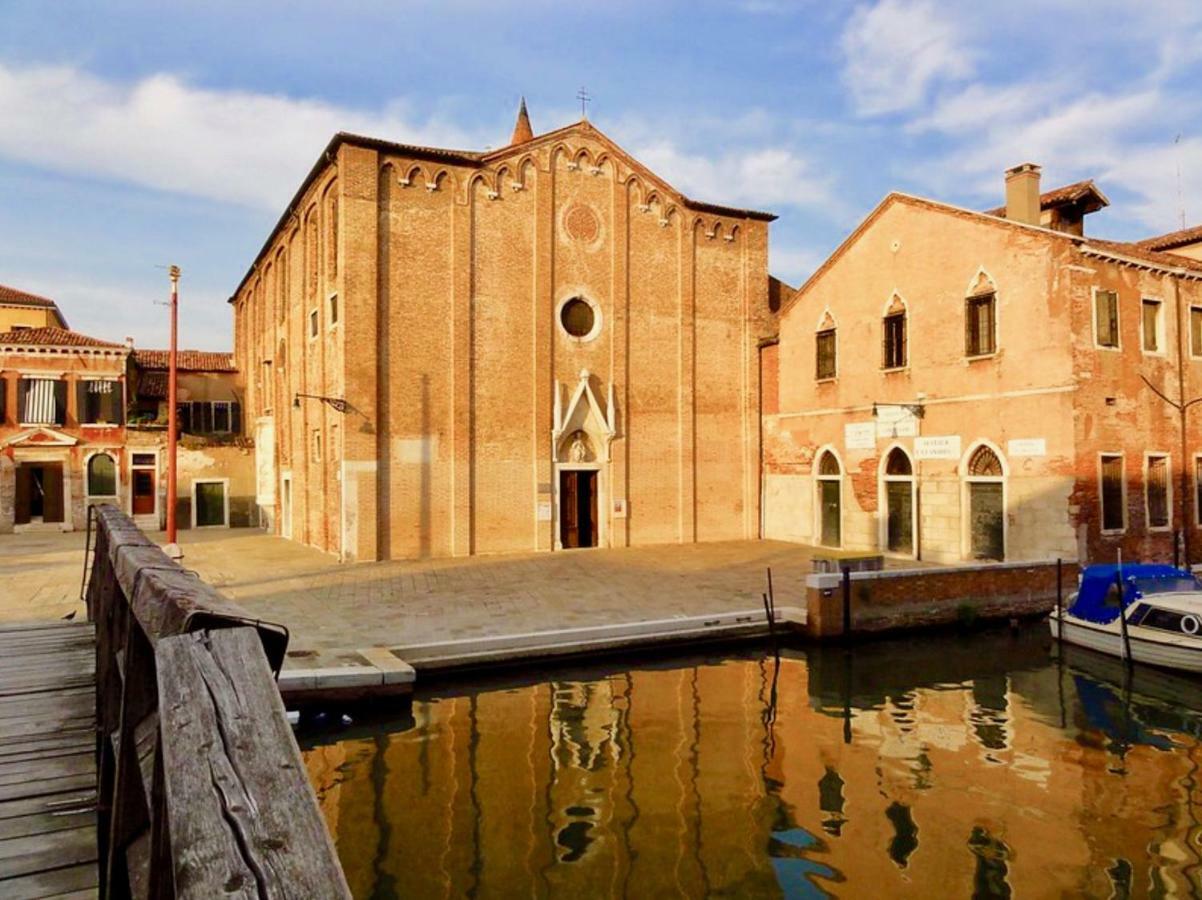 Art Painting Apartment With Canal View Venedig Exterior foto